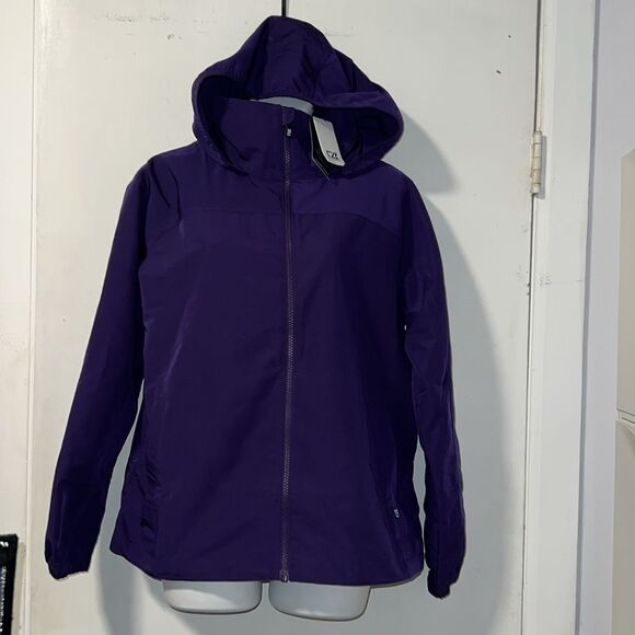 CUTTER & BUCK Charter Eco Recycled Full-Zip Purple Jacket-M NWT! - Picture 2 of 11